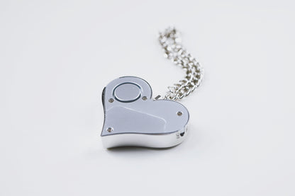 Heartbeat Safety Alarm Charm Collection (blue butterfly silver set)