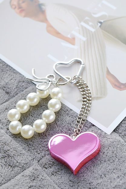 Heartbeat Safety Alarm Charm Collection (pearl pink set）