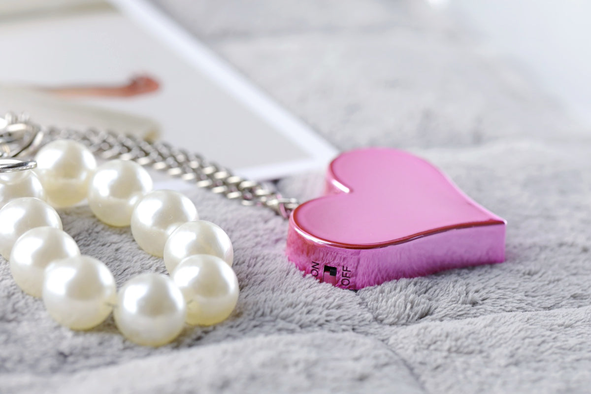 Heartbeat Safety Alarm Charm Collection (pearl pink set）